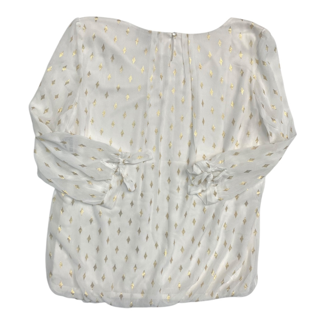 Top Ls By Roz And Ali In White, Size:Xl