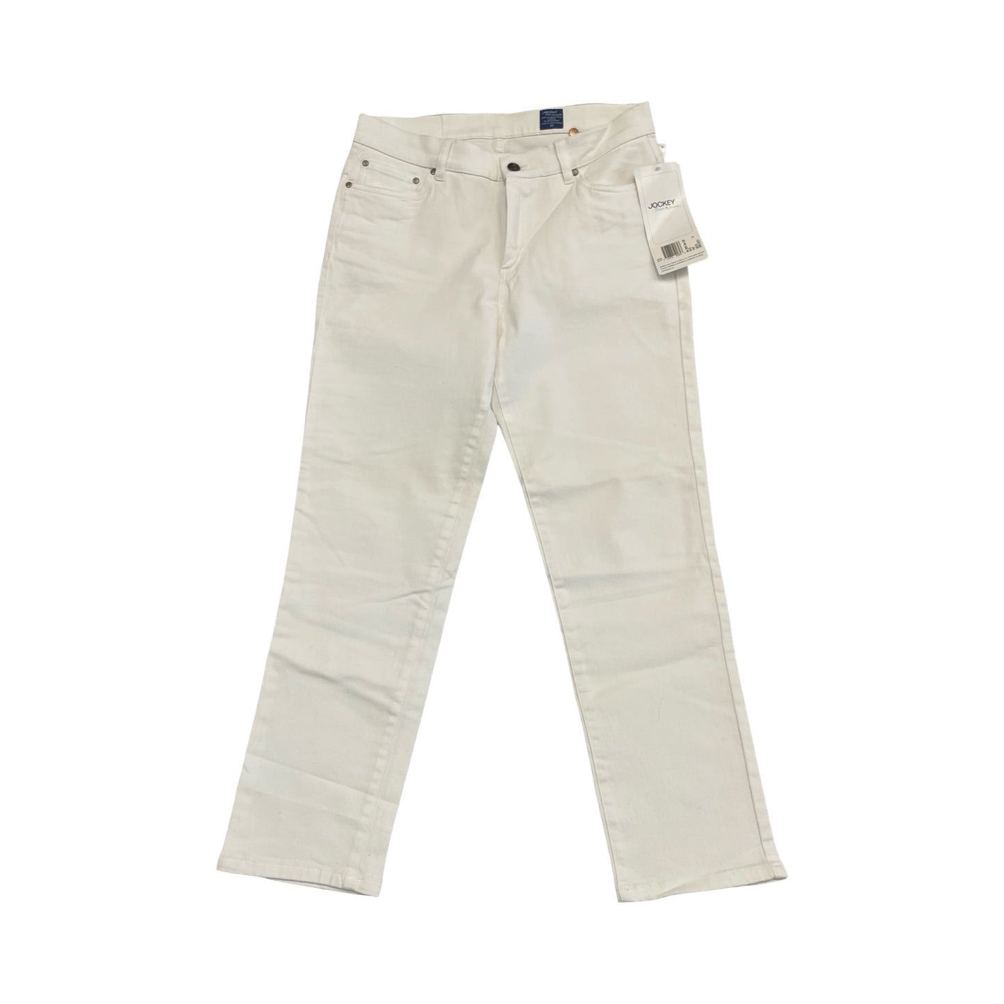 Jeans Straight By Jockey In White, Size:10