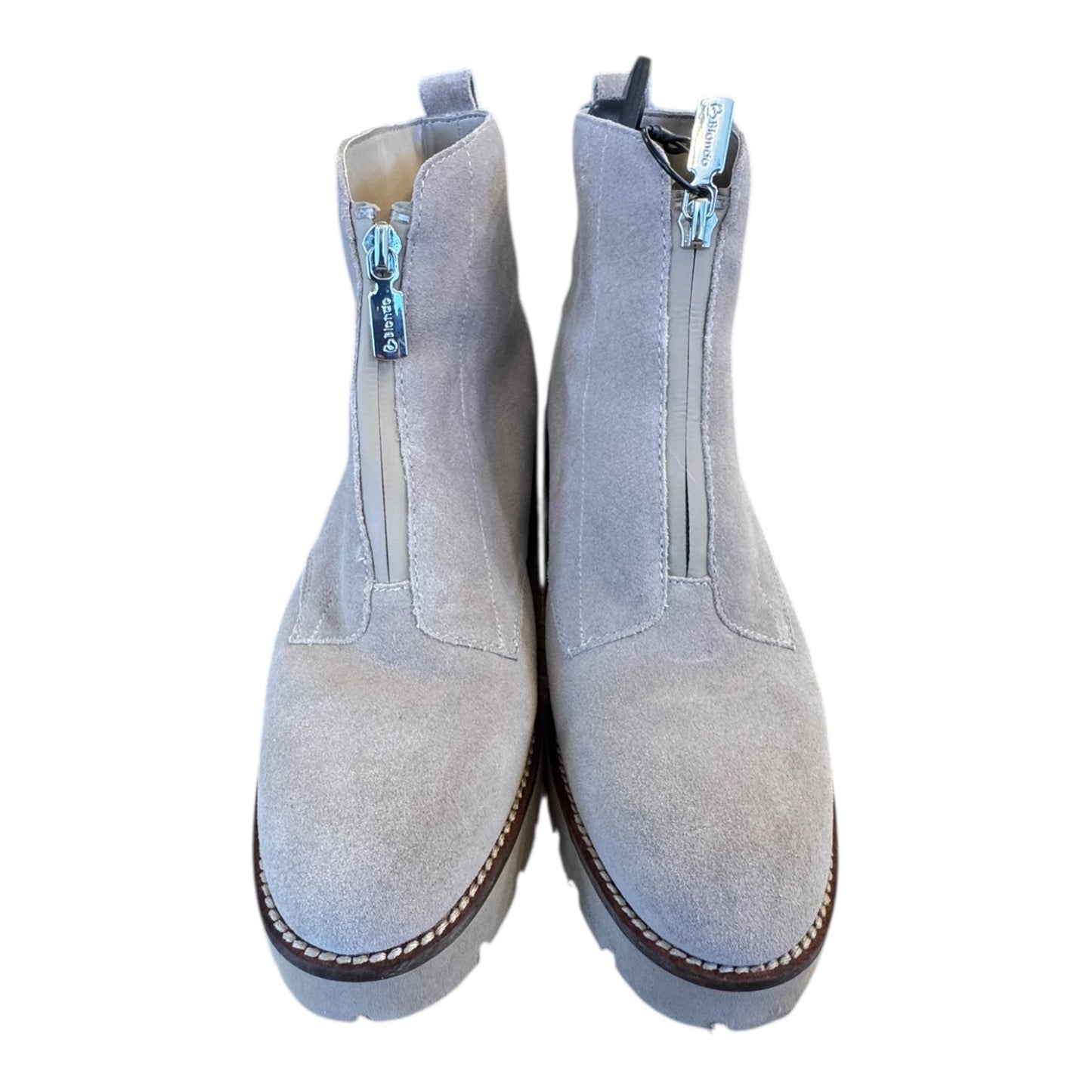 Boots Ankle Heels By Blondo In Tan, Size:8