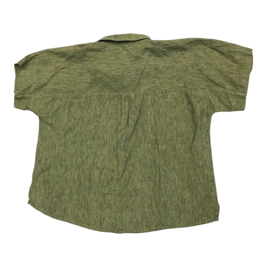 Top Ss Designer By Eileen Fisher In Green, Size:L