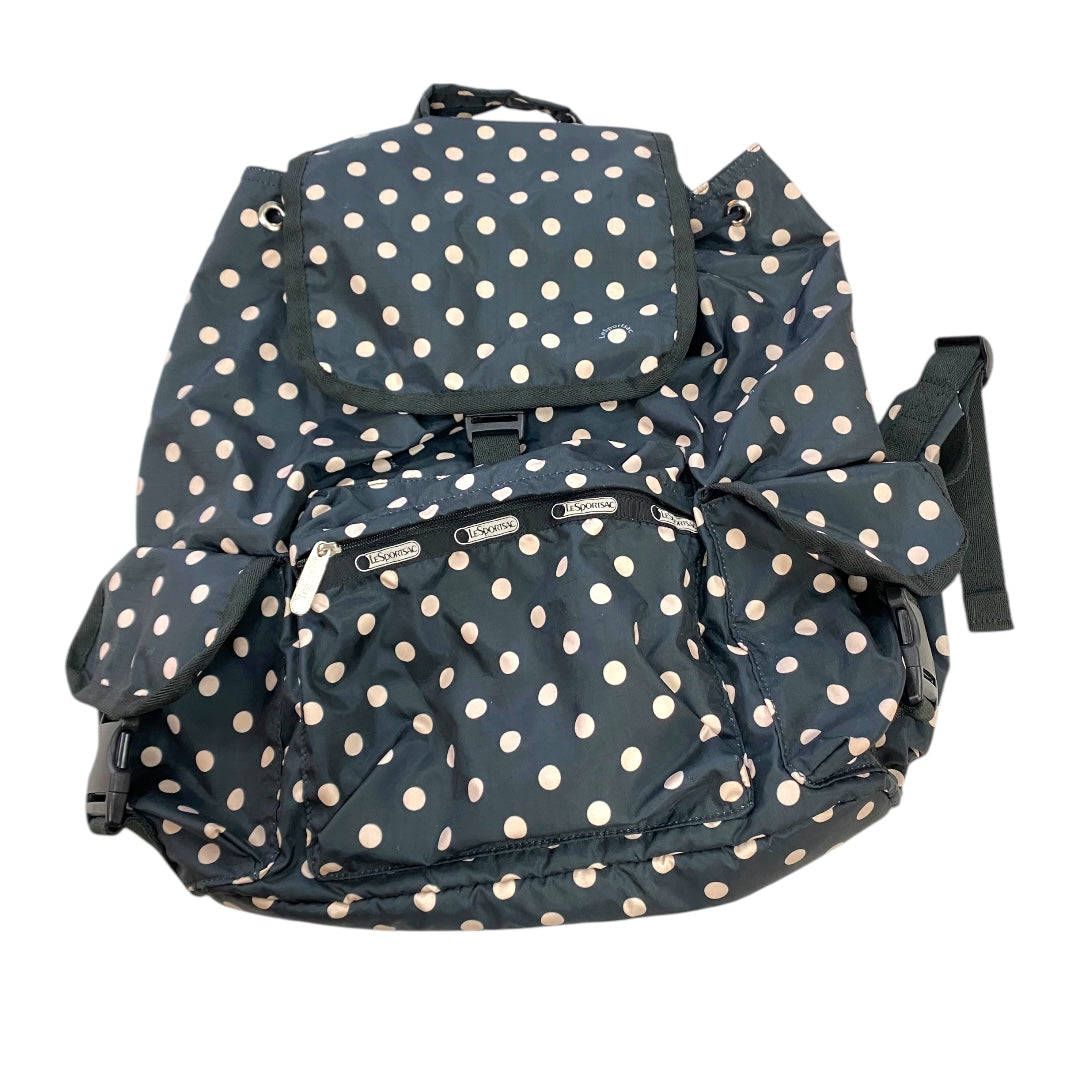 Backpack By Le Sport Sac In Polkadot Pattern, Size:Large