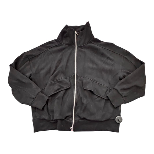 Athletic Zipped Up Sweatshirt By Varley In Black, Size:Xs (Oversized)