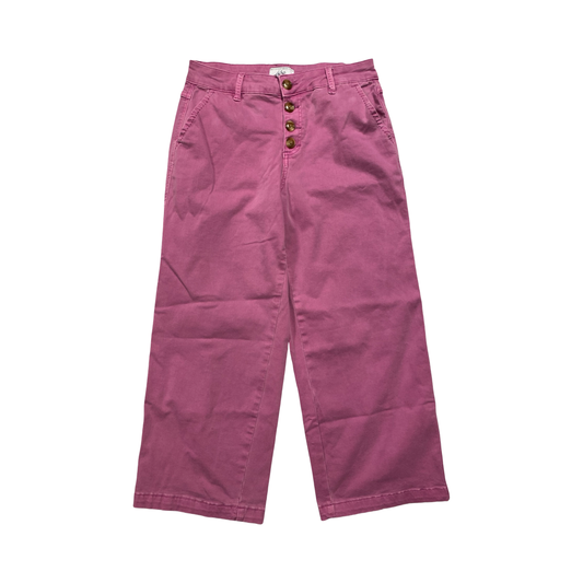 Jeans Cropped By MB MAINSTREAM BOUTIQUE In Pink, Size:4