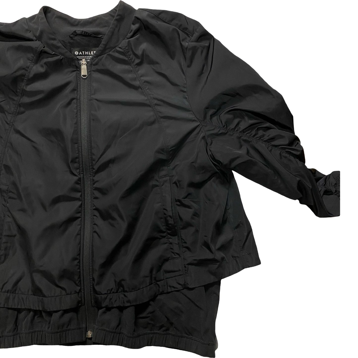 Athletic Jacket By Athleta In Black, Size:Xl