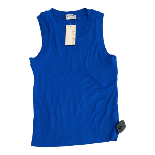 Top Sleeveless Basic By Cmc In Blue, Size:S