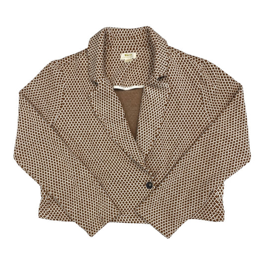 Blazer By Maeve In Orange & White, Size:Xl
