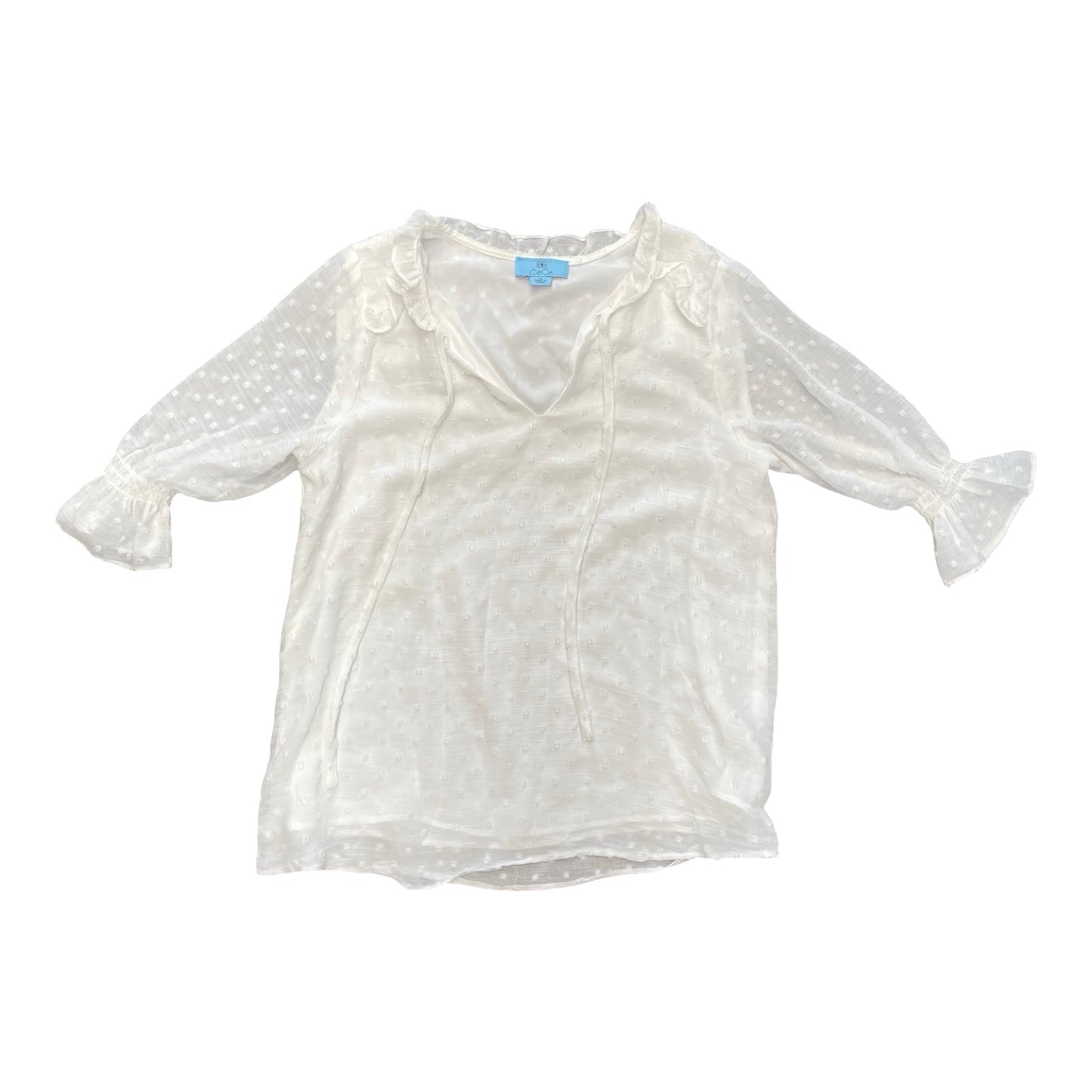 Top Ss By Cece In White, Size:M