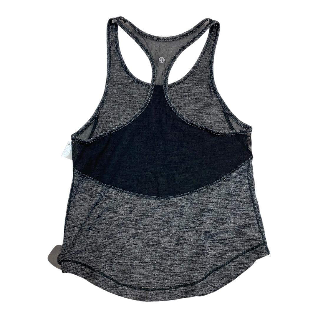 Athletic Tank Top By Lululemon In Grey, Size:S