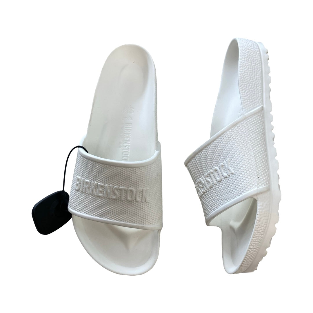 Sandals Designer By Birkenstock In White, Size:9