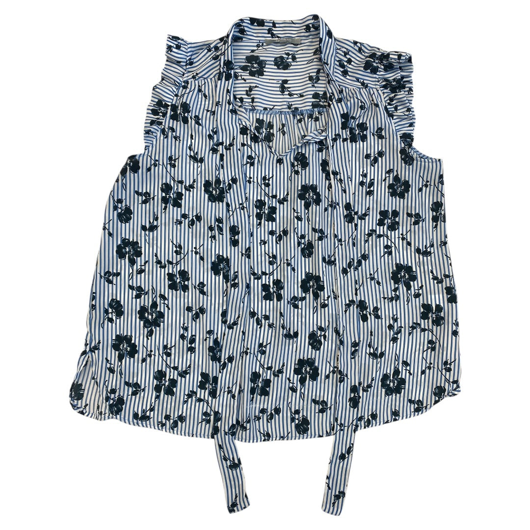 Top Sleeveless By Sweet Rain In Blue, Size:1X