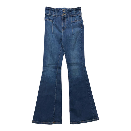 Jeans Flared By We The Free In Blue Denim, Size:8