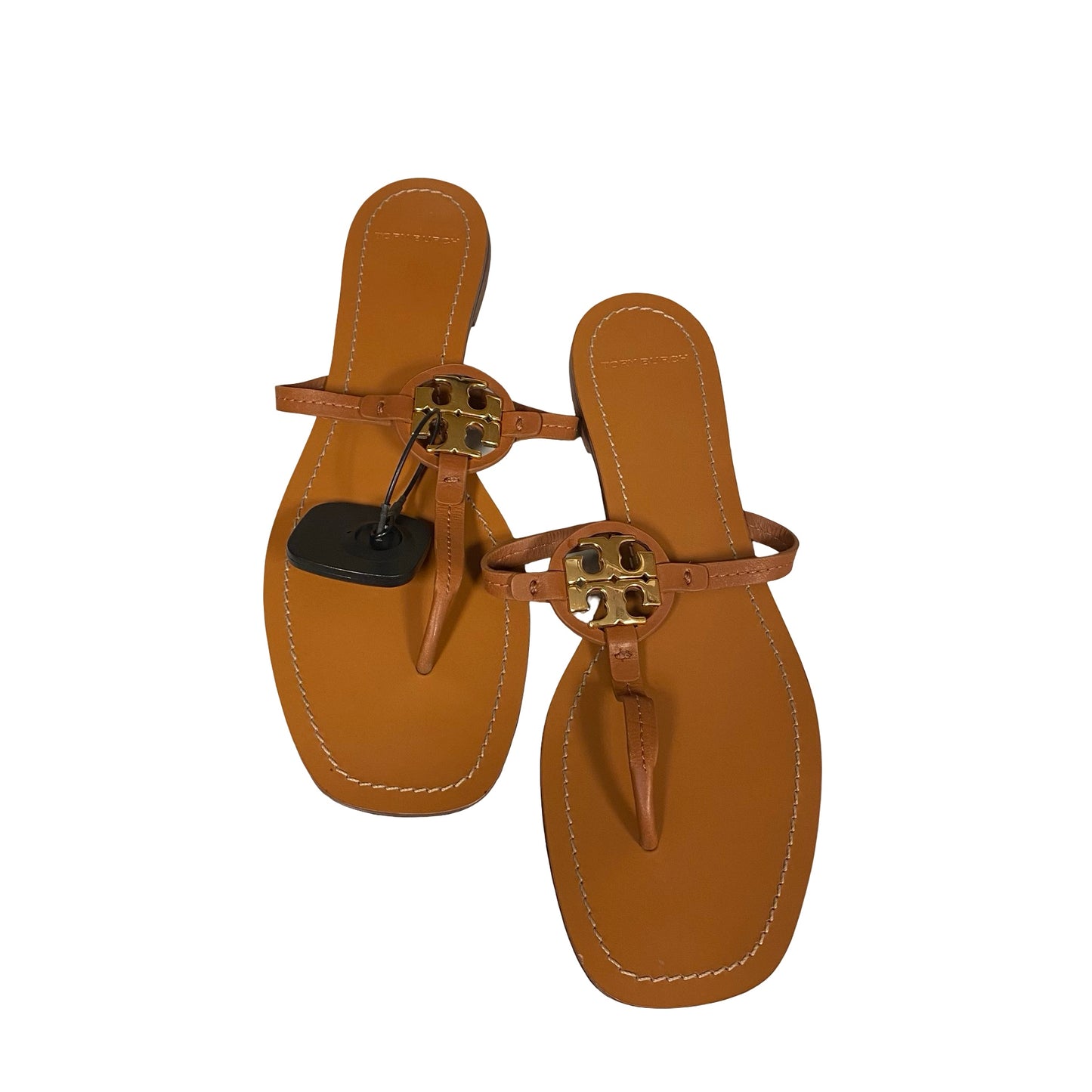 Sandals Designer By Tory Burch In Gold & Tan, Size:11