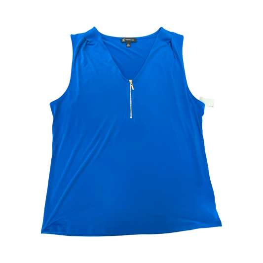 Top Sleeveless By Inc In Blue & Gold, Size:Xxl
