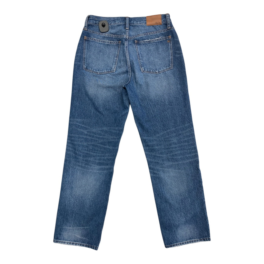 Jeans Straight By Madewell In Blue Denim, Size:6