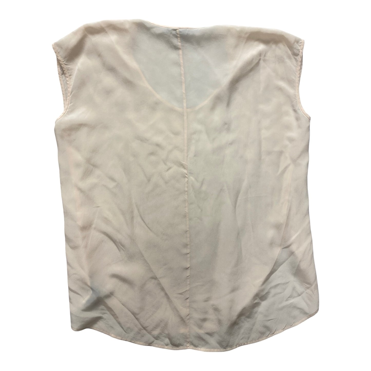 Top Sleeveless Designer By Eileen Fisher In Peach, Size:Mp