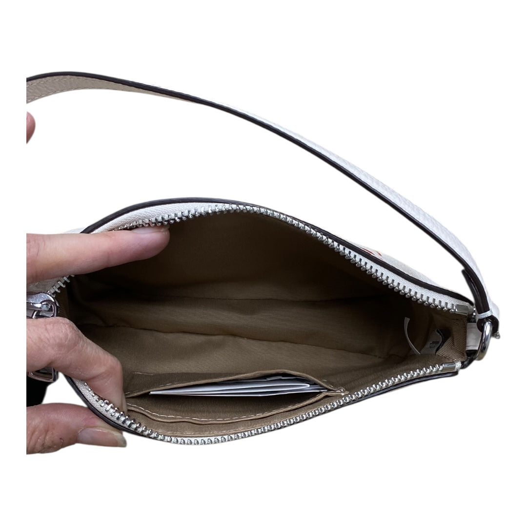 Handbag Designer By Coach In White, Size:Small