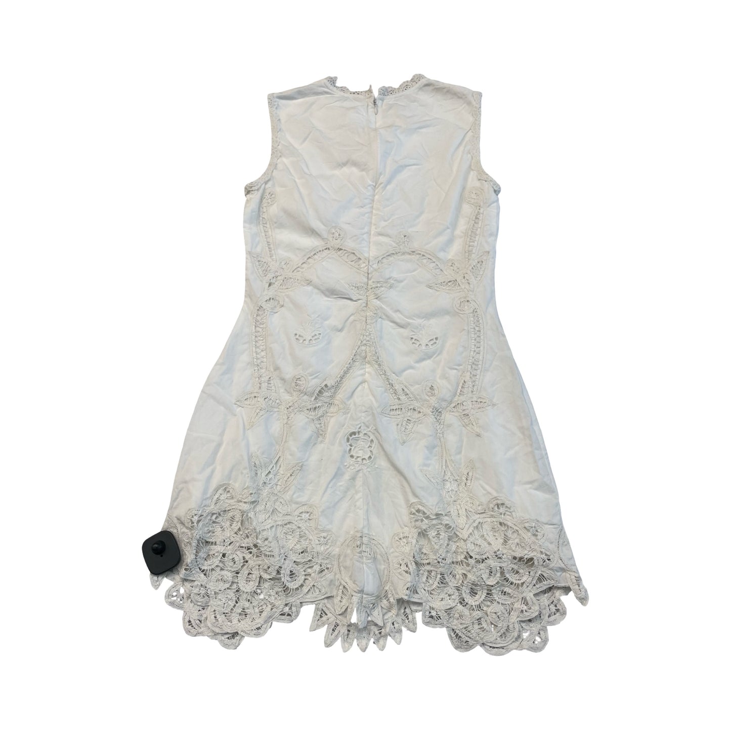 Dress Casual Midi By Anthropologie In White, Size:4