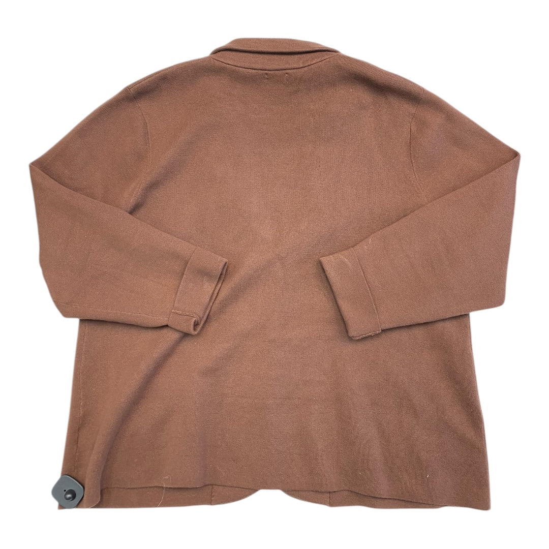 Sweater Cardigan By J. Crew In Brown, Size:3X