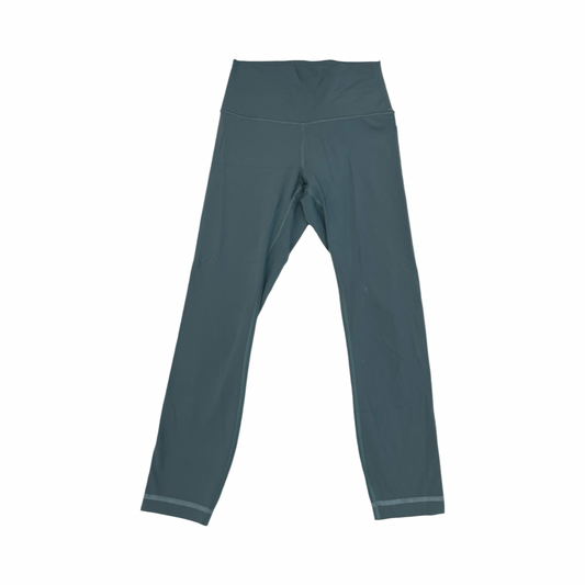 Athletic Capris By Lululemon In Teal, Size:6
