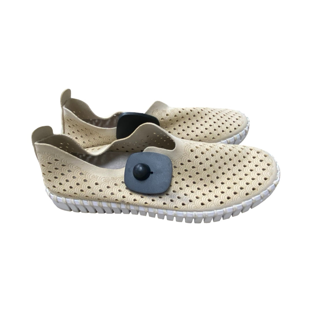Shoes Flats By ILSE JACOBSEN In Beige, Size:8