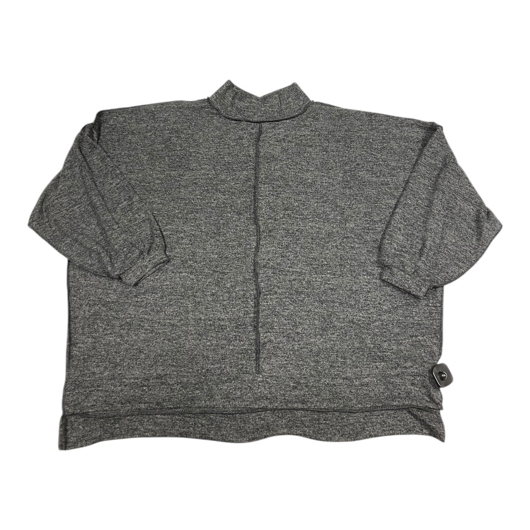 Top Ls By Zenana Outfitters In Grey, Size:2X