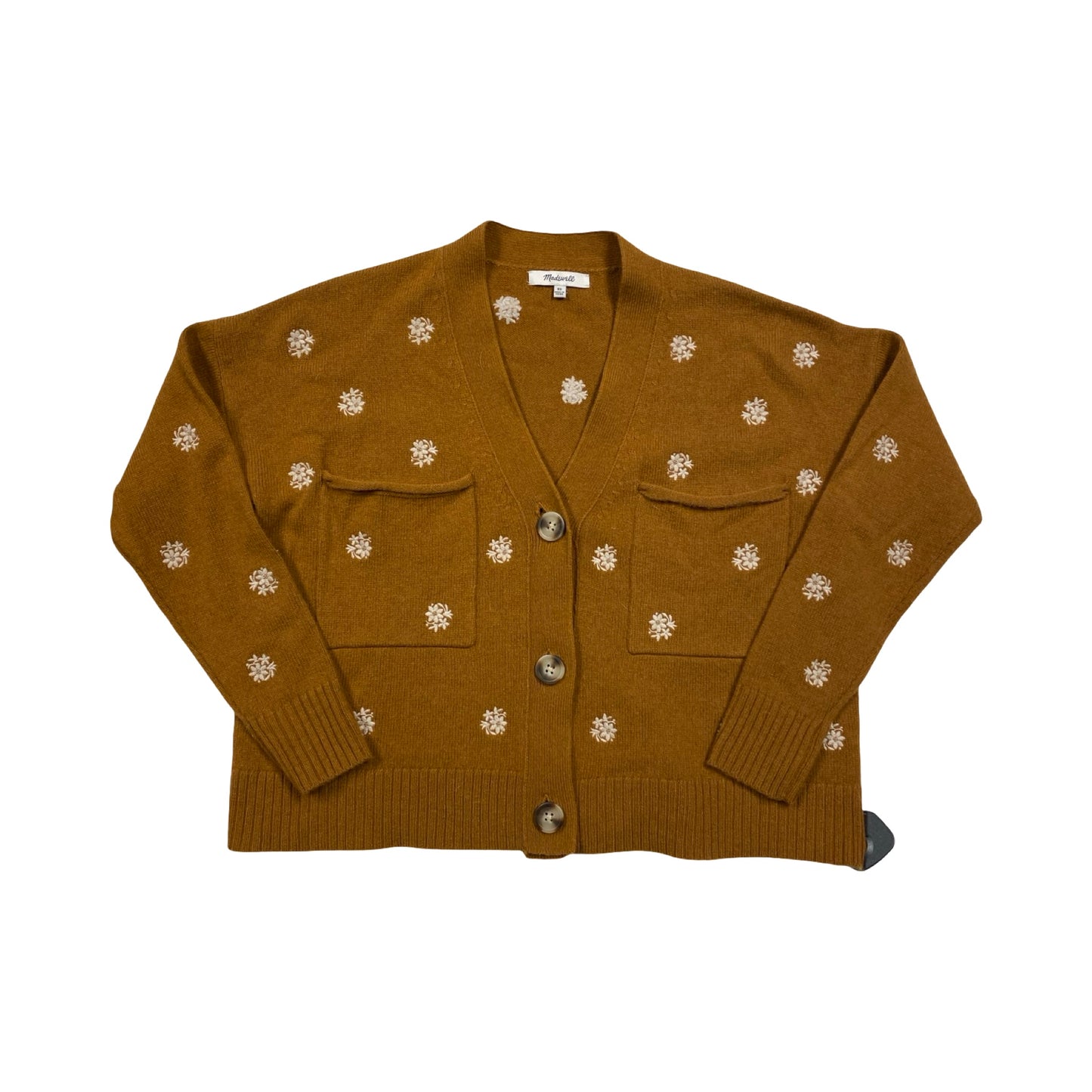 Sweater Cardigan By Madewell In Brown, Size:Xs