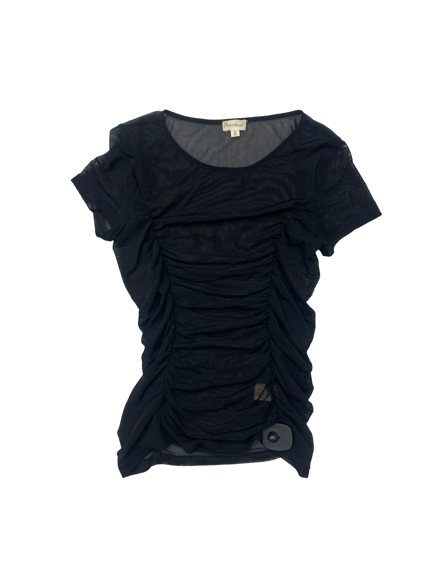 Top Ss By Hem & Thread In Black, Size:M