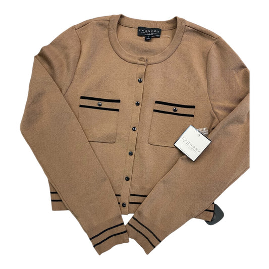 Sweater Cardigan By Cmc In Black & Brown, Size:M