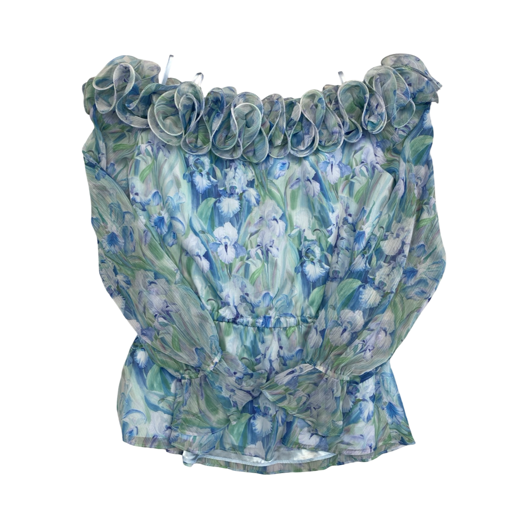 Top Ls By Adrianna Papell In Floral Print, Size:2