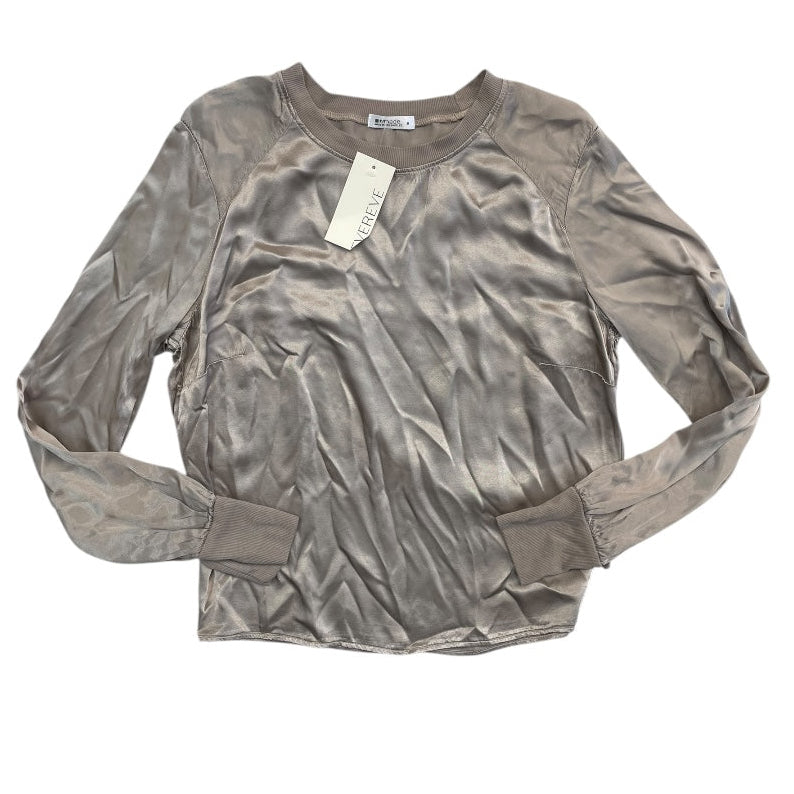 Top Ls By La Made In Taupe, Size:M