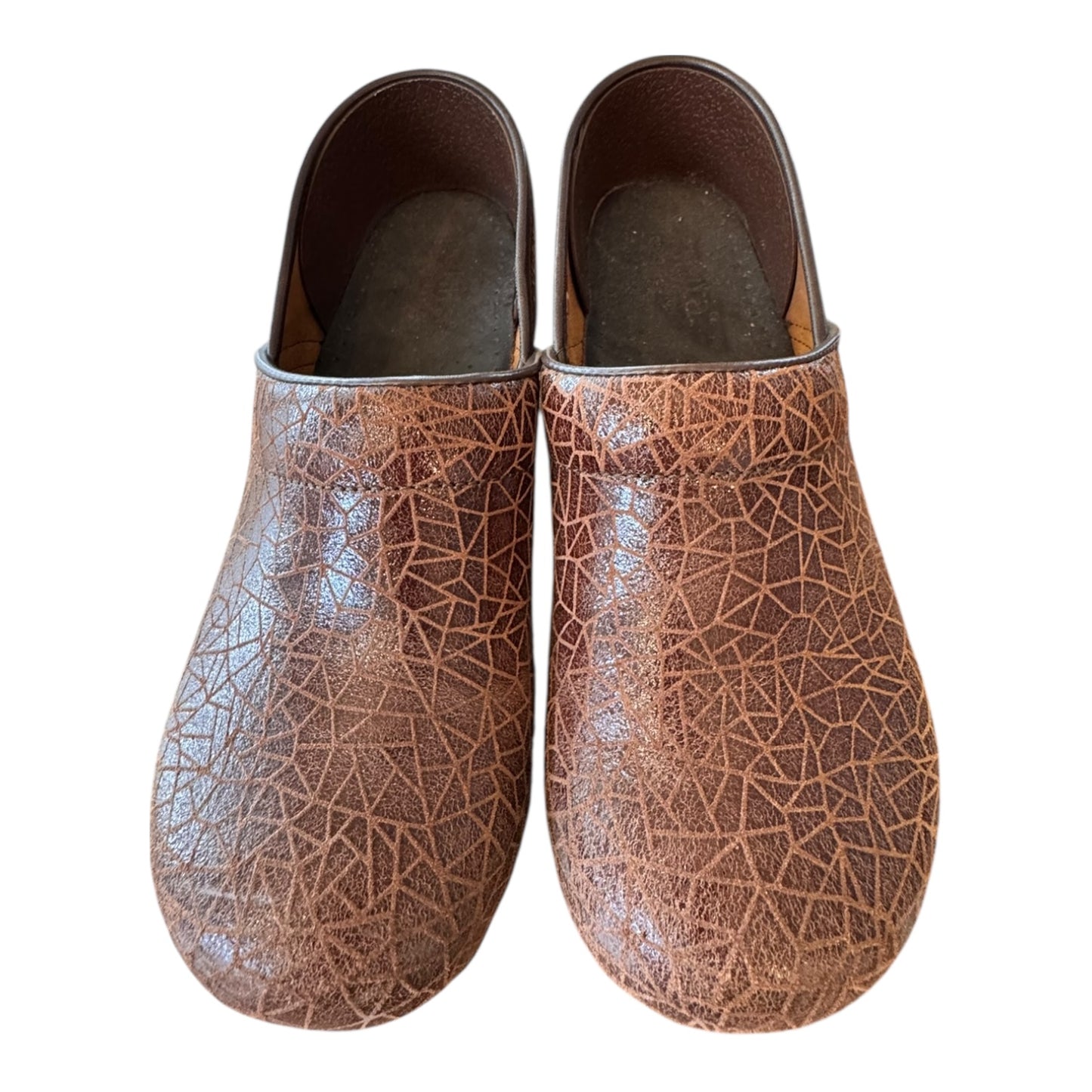 Shoes Heels Block By Sanita In Brown, Size:9.5