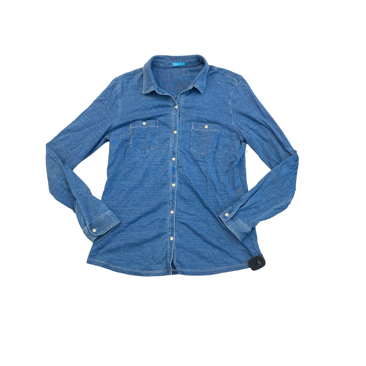 Top Ls By J Mclaughlin In Blue Denim, Size:M