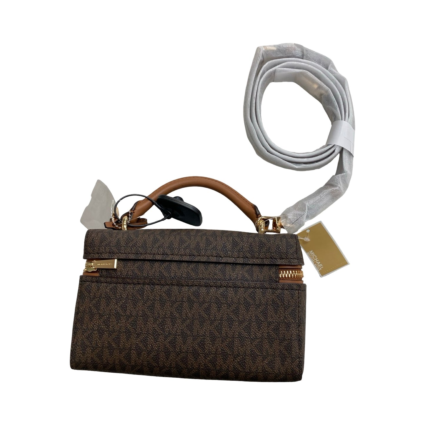 Handbag Designer By Michael Kors In Brown, Size:Small