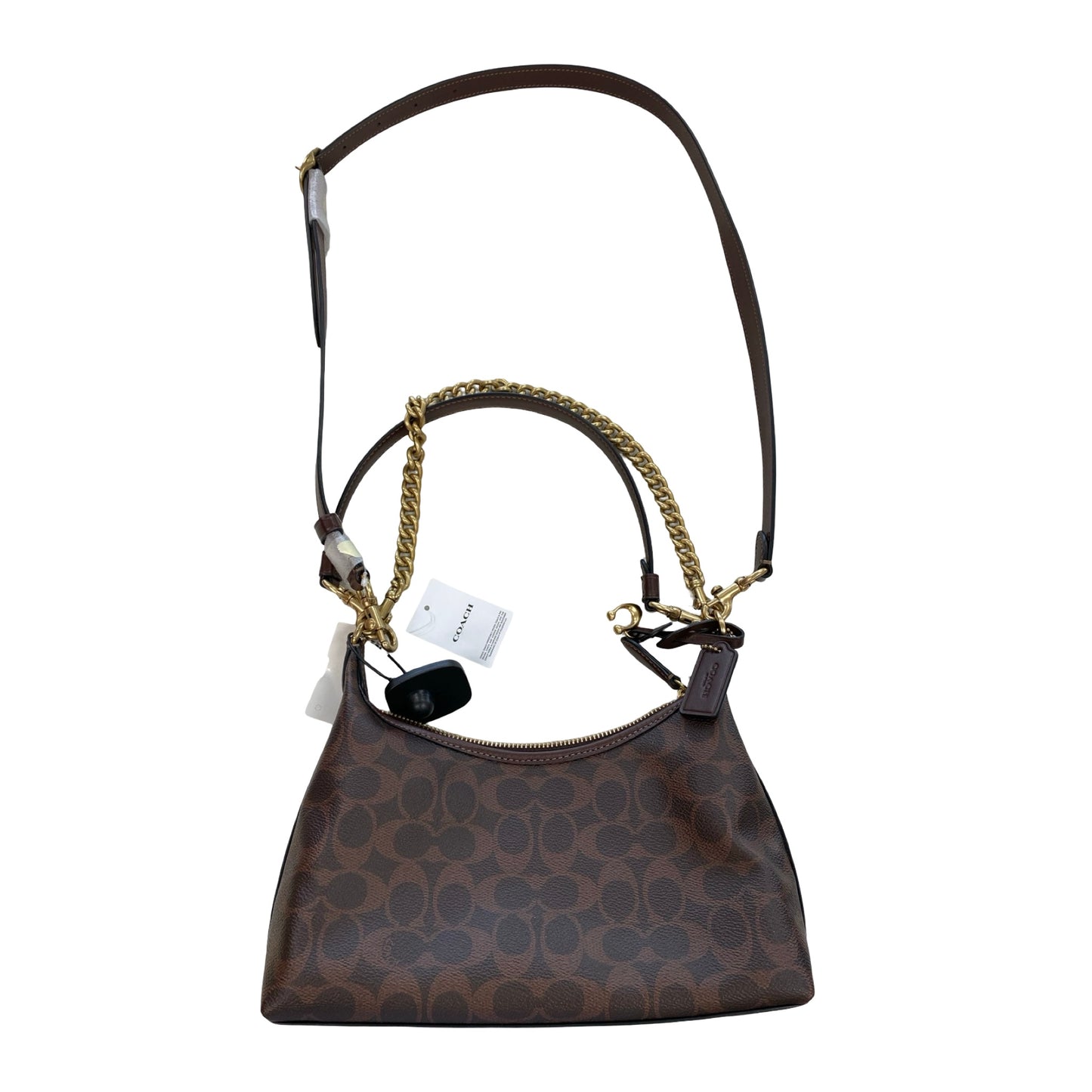 Handbag Designer By Coach In Brown, Size:Medium