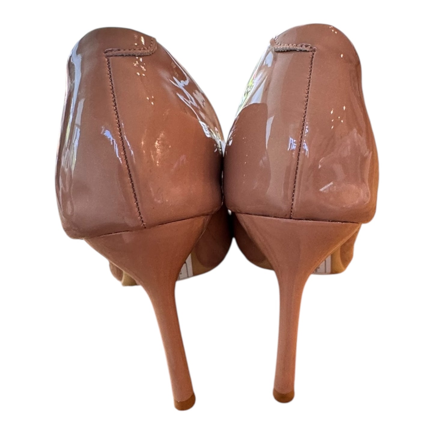 Shoes Heels Stiletto By Cmc In Peach, Size:5.5