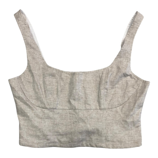 Top Sleeveless By Banana Republic In Tan, Size:10