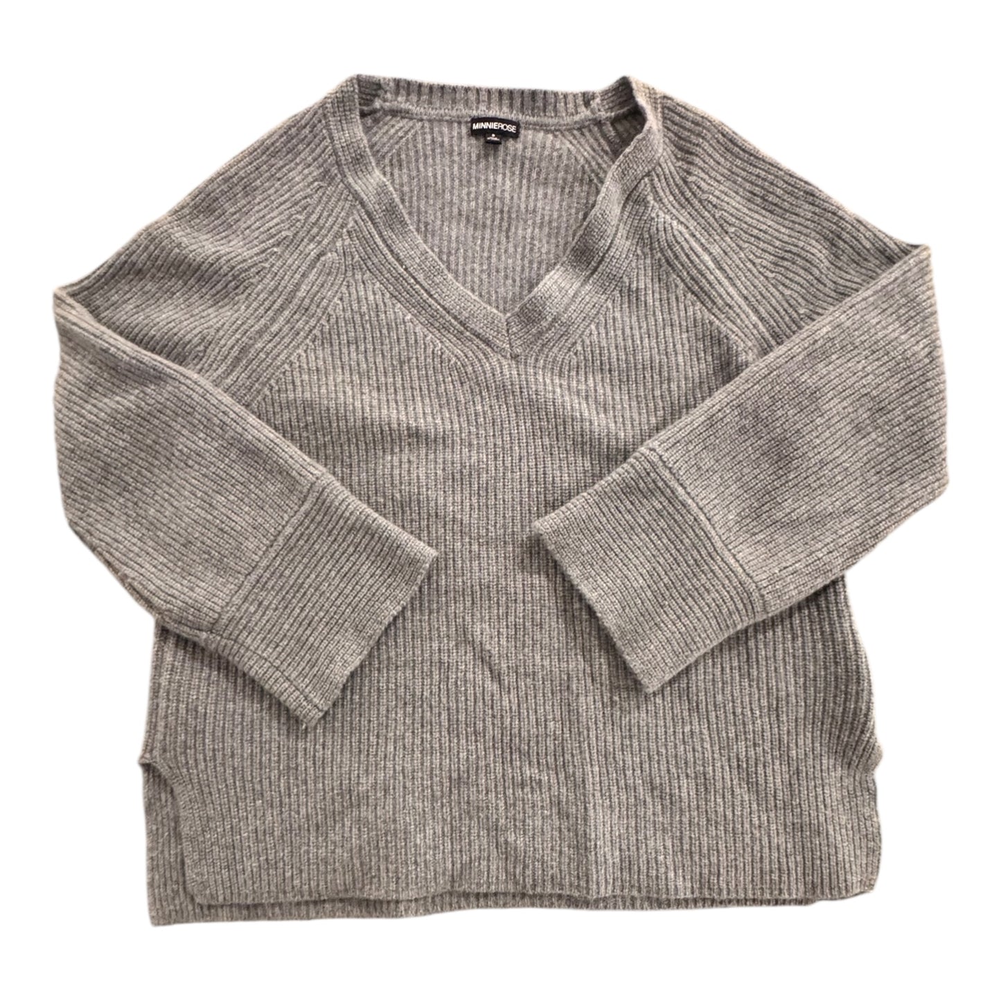 Sweater By MINNIEROSE In Grey, Size:S