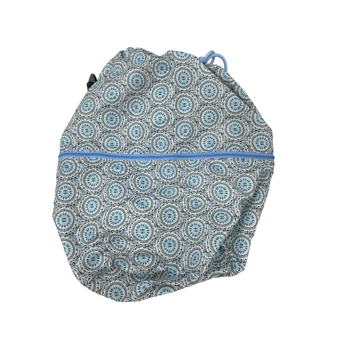 Handbag By Vera Bradley In Blue & White, Size:Large