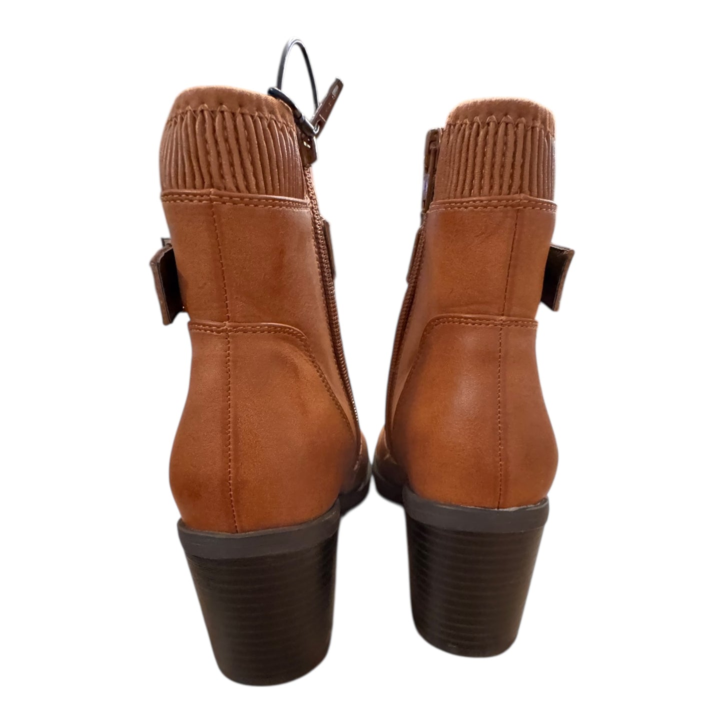 Boots Ankle Heels By White Mountain In Brown, Size:5