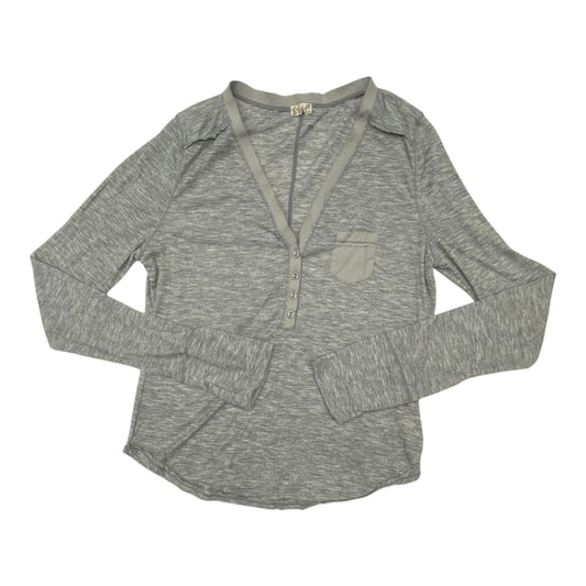 Top Ls Basic By Free People In Grey, Size:L