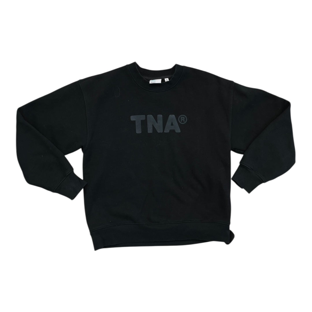 Sweatshirt Crewneck By Tna In Black, Size:M