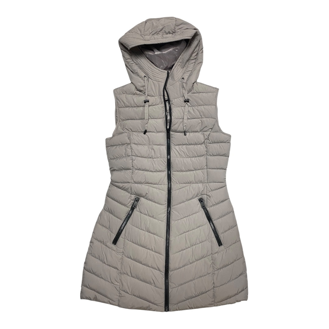 Vest Puffer & Quilted By Bernardo In Grey, Size:Xs