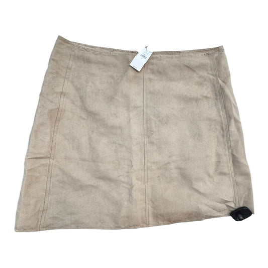 Skirt Mini & Short By Banana Republic In Tan, Size:10