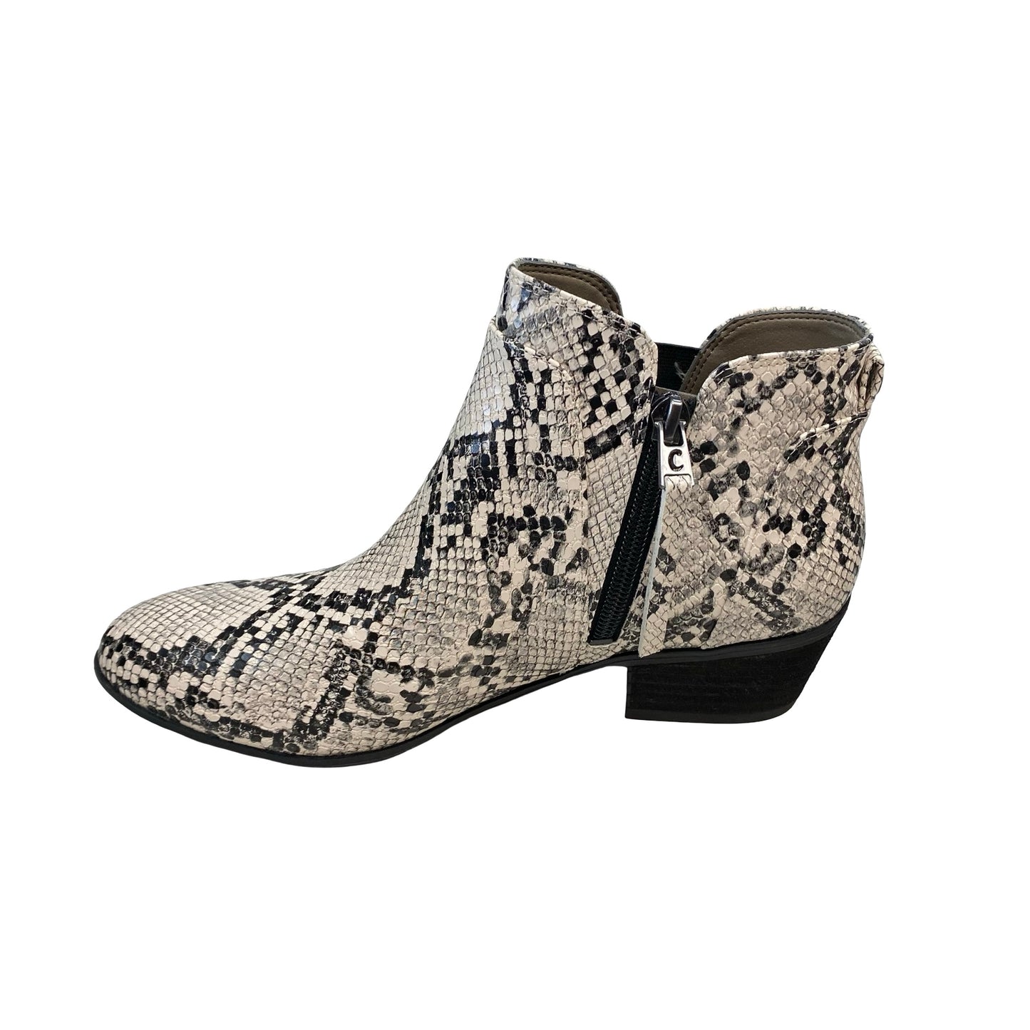 Boots Ankle Heels By Circus By Sam Edelman In Snakeskin Print, Size:7