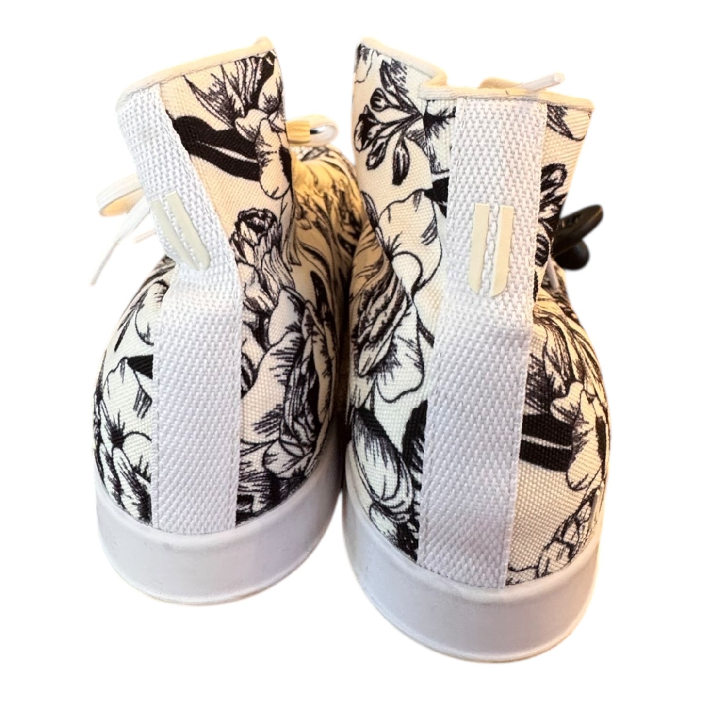 Shoes Sneakers By Nobull In Black & White, Size:8.5