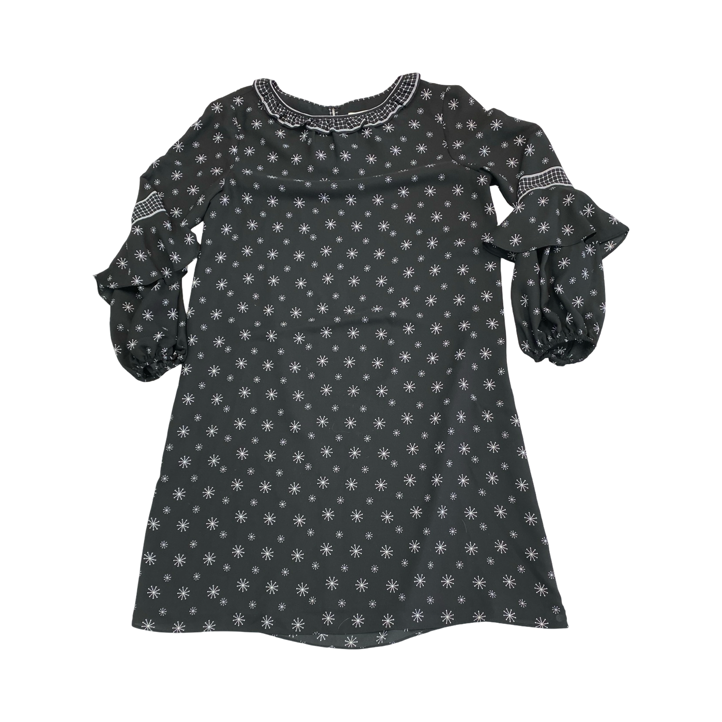 Dress Casual Midi By Max Studio In Black & White, Size:Xs