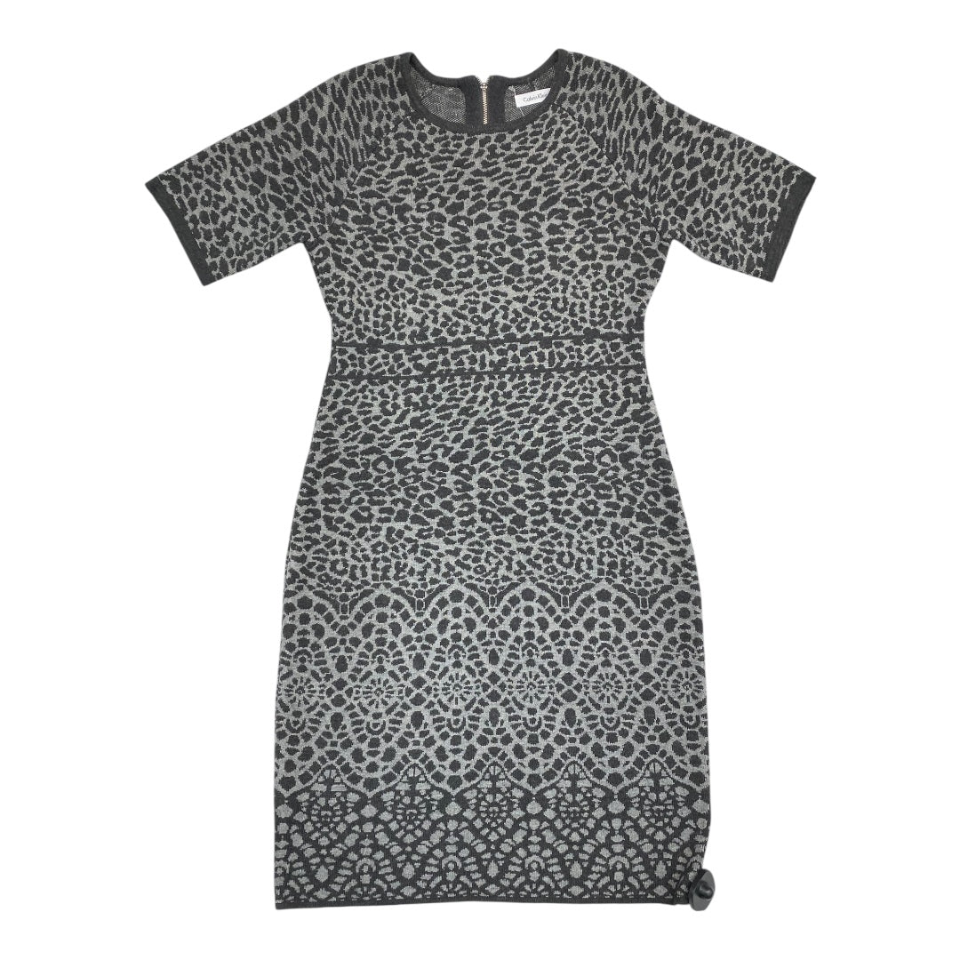 Dress Casual Short By Calvin Klein In Grey, Size:M