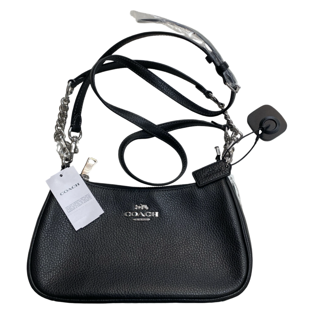 Handbag Designer By Coach In Black, Size:Small
