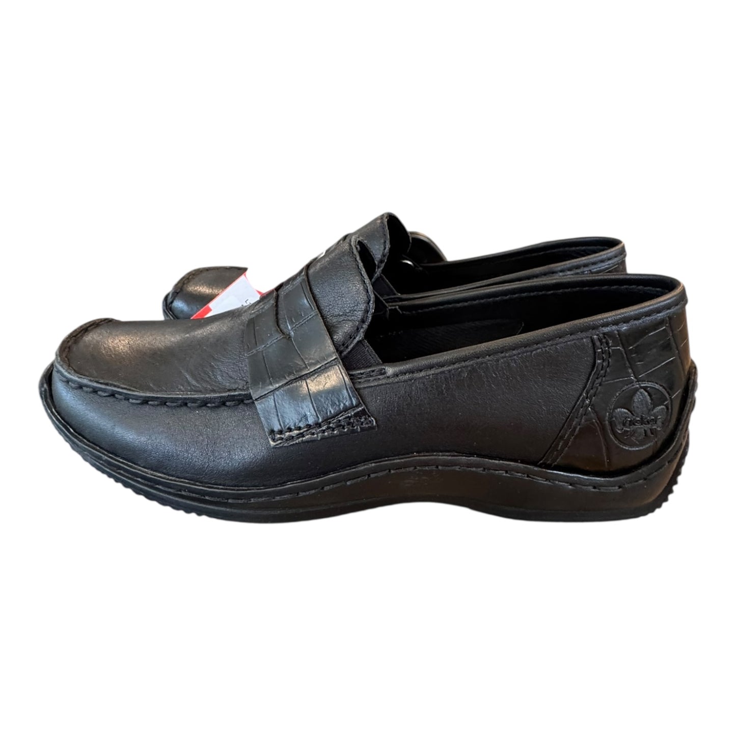 Shoes Flats By Riekers In Black, Size:7