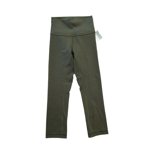 Athletic Capris By Lululemon In Green, Size:4